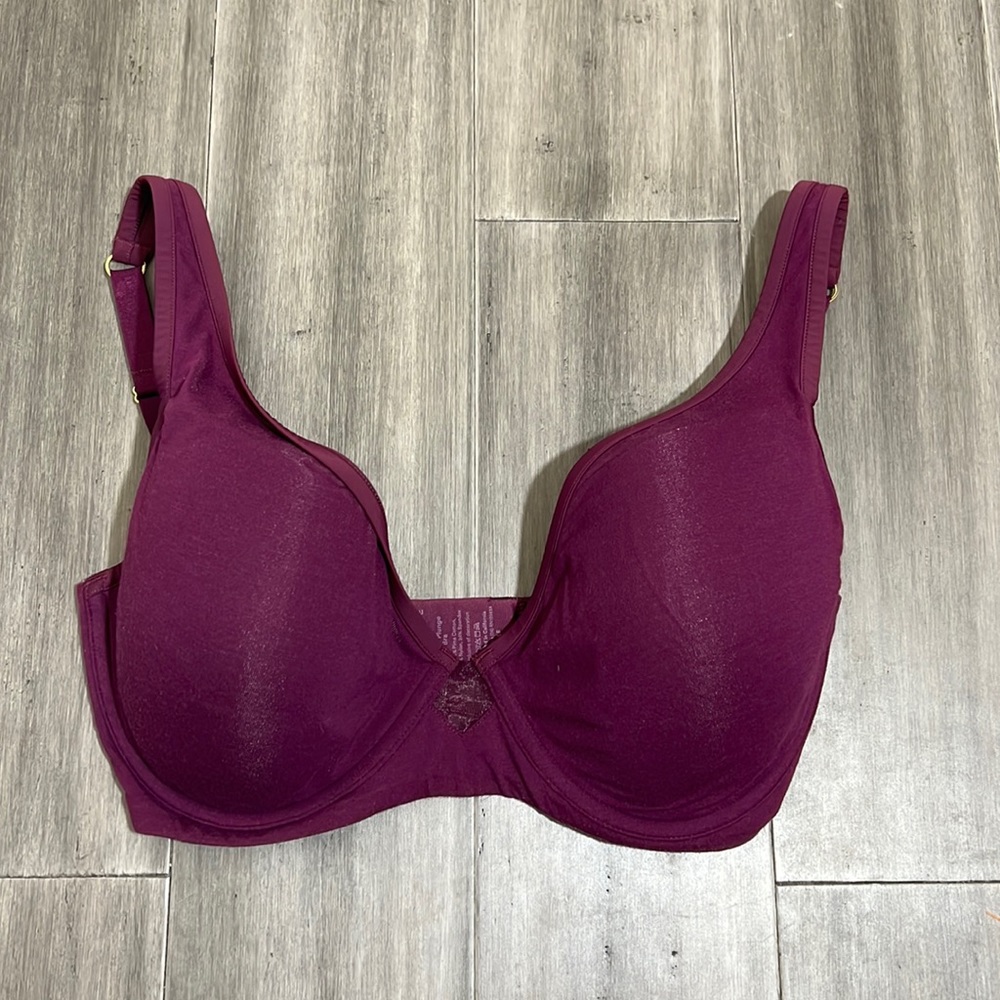 Third Love 24/7 Cotton Plunge Bra 34F